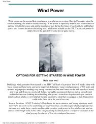 Wind Power - ZetaTalk