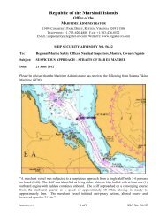 SSA #56-12 - Marshall Islands Ship and Corporate Registry