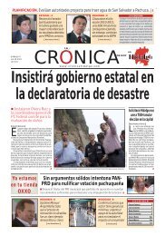 Sin argumentos sólidos intentona PAN - La Crónica de Hoy en ...