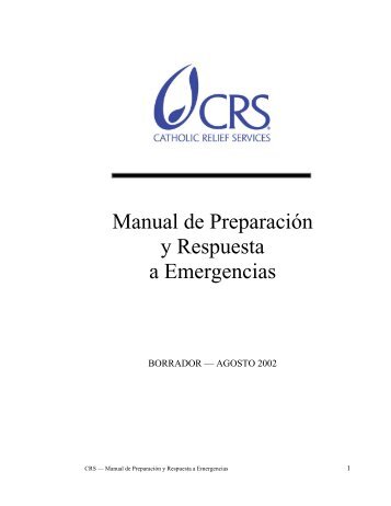 Manual de Preparación y Respuesta a Emergencias - ATS ::: Chile