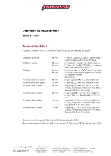 Produktinformation Ackermann Fahrzeugbau