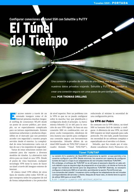 Número 82: Trucos SSH - Linux Magazine