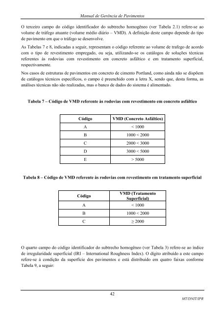 MANUAL DE GERÊNCIA DE PAVIMENTOS 2011 - IPR - Dnit