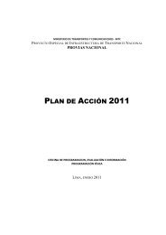Plan de Acción 2011 - Inicial - Provias Nacional