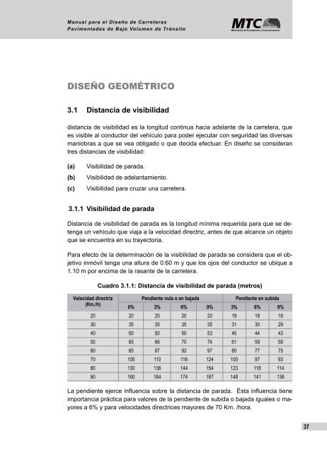 Manual de Diseño de Carreteras Pavimentadas de Bajo Volumen