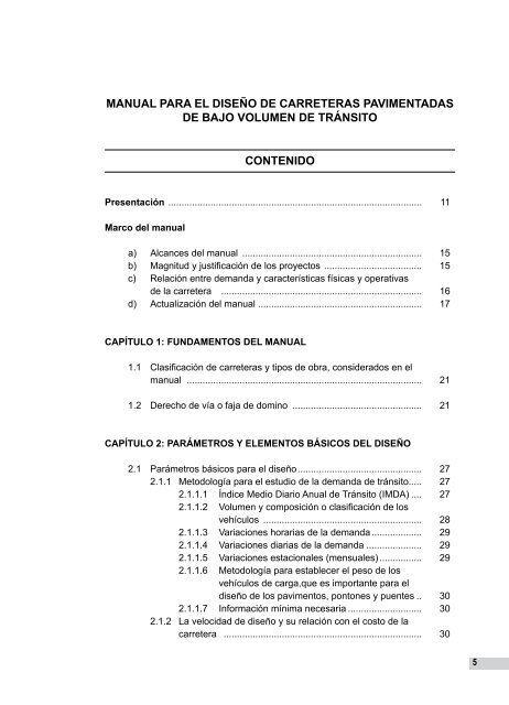 Manual de Diseño de Carreteras Pavimentadas de Bajo Volumen