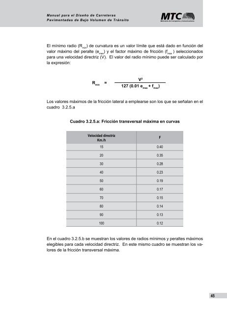 Manual de Diseño de Carreteras Pavimentadas de Bajo Volumen