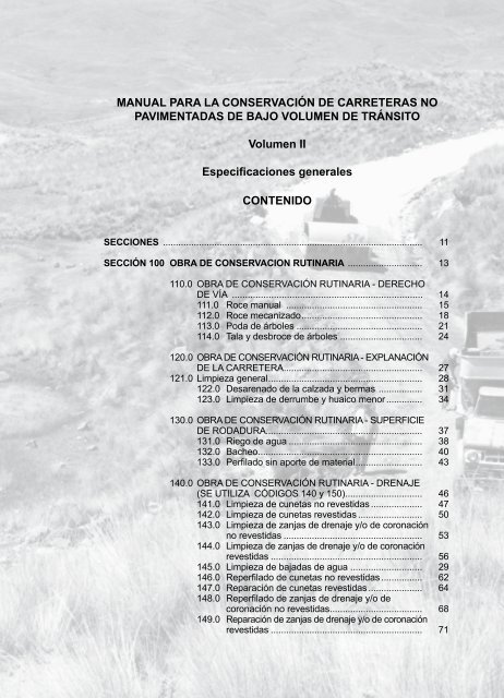 Volumen II - Ministerio de Transportes y Comunicaciones