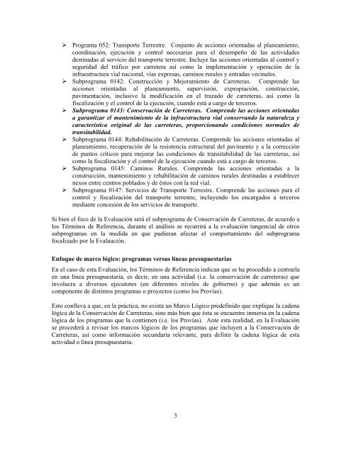 informe preliminar - Ministerio de Transportes y Comunicaciones