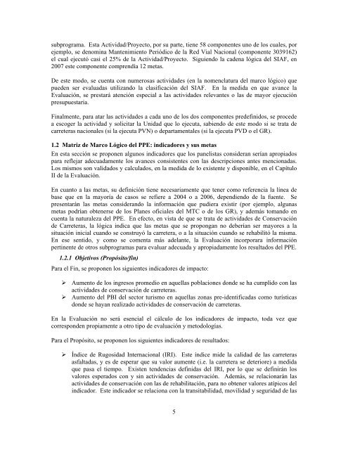 informe preliminar - Ministerio de Transportes y Comunicaciones