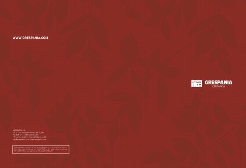2012 WWW.GRESPANIA.COM