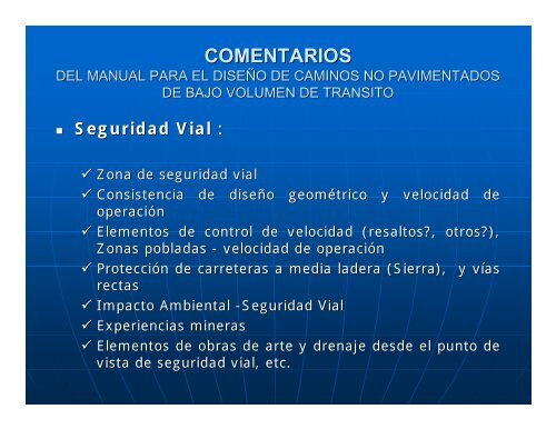 manual para el diseño de caminos no pavimentados de bajo ...