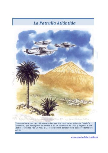 los Dornier Wal de la Patrulla Atlántida - Ejército del Aire - Ministerio ...