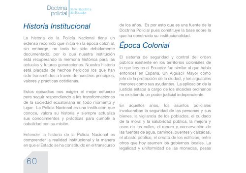 Doctrina Policial - Ministerio del Interior