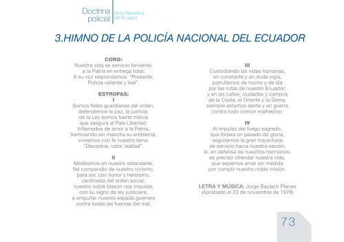 Doctrina Policial - Ministerio del Interior