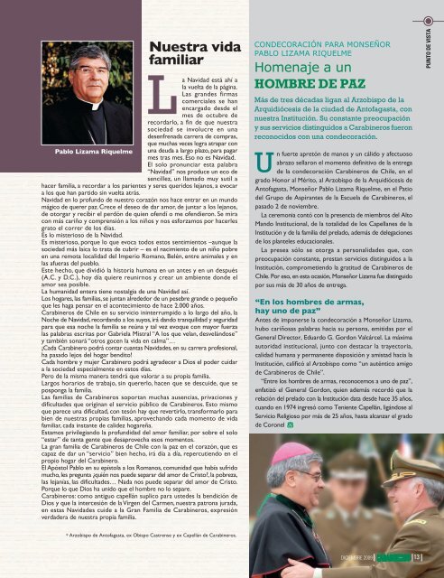 Edición 656 Diciembre 2009 - Revista Carabineros