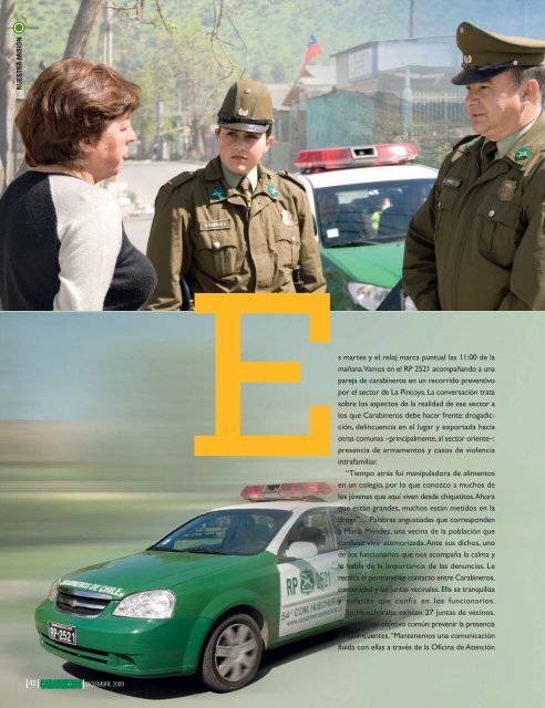 Edición 656 Diciembre 2009 - Revista Carabineros