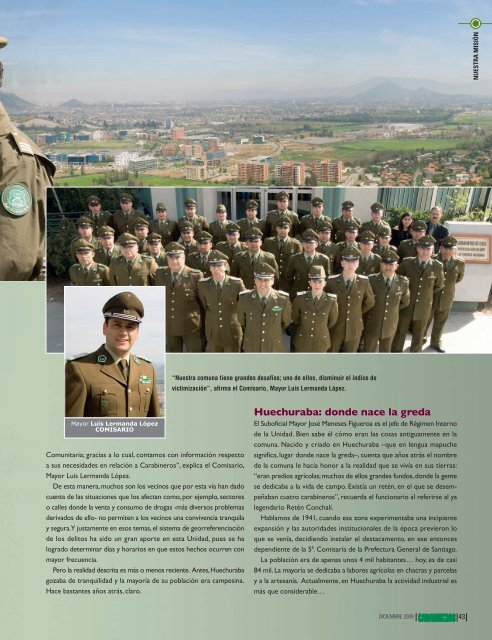 Edición 656 Diciembre 2009 - Revista Carabineros