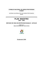 PLAN MAESTRO - Consejo Nacional de Áreas Protegidas