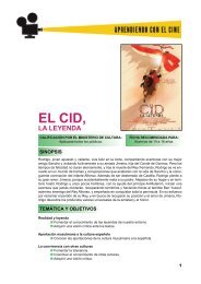 EL CID, LA LEYENDA - Aprendiendo con el cine europeo