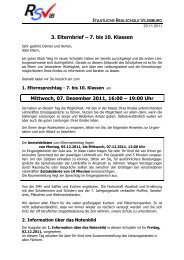 3. Elternbrief – 7. bis 10. Klassen - Staatliche Realschule Vilsbiburg