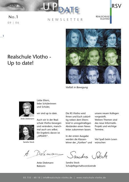 Realschule Vlotho - Up to date!