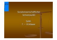 SoWi 7. – 10.Klasse - Realschule Vlotho