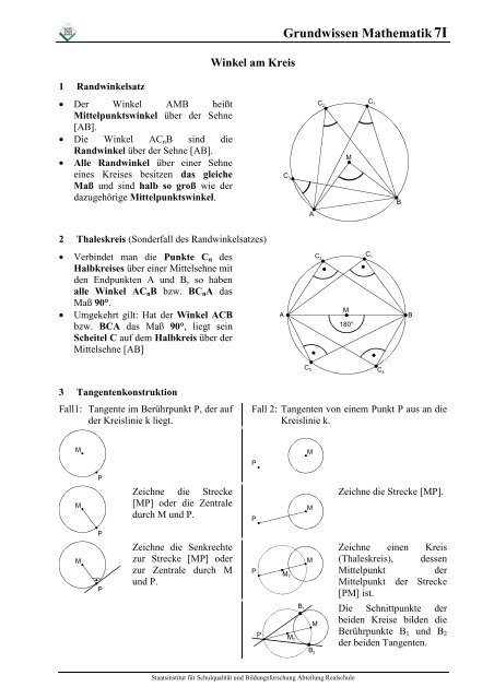 7. Klasse I - Staatliche Realschule Vilsbiburg