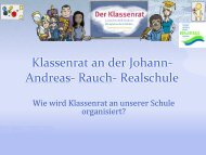 Im Klassenrat - Realschule Wangen