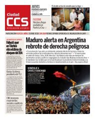 Maduro alerta en Argentina rebrote de derecha peligrosa