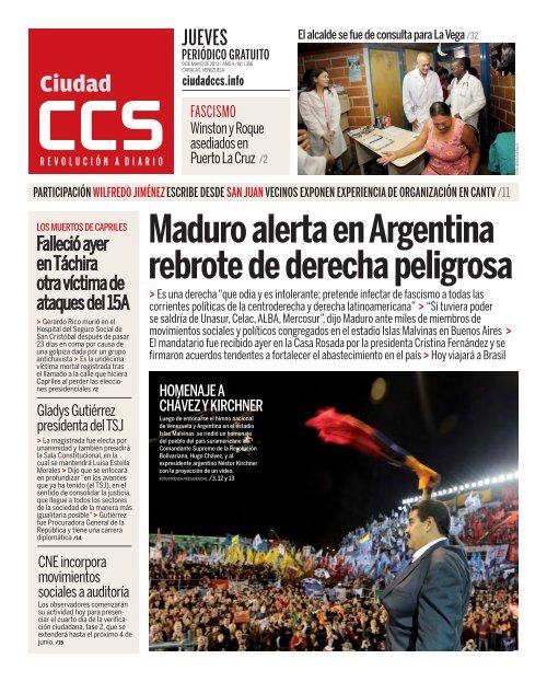 Maduro alerta en Argentina rebrote de derecha peligrosa