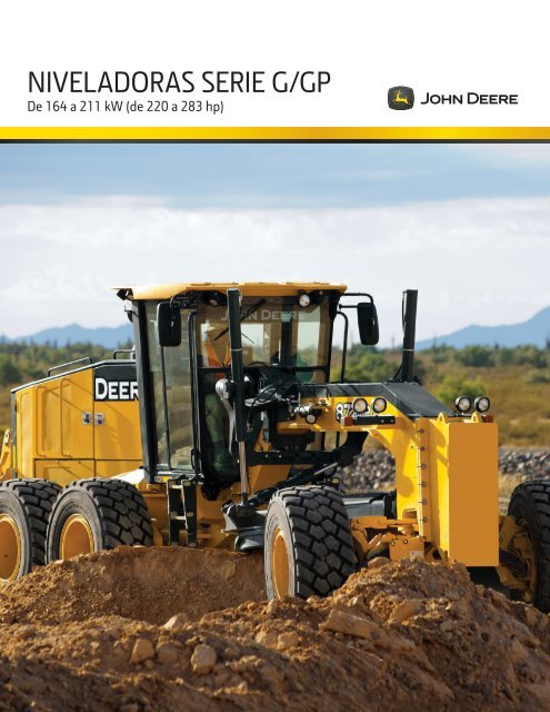 NIVELADORAS SERIE G/GP - John Deere