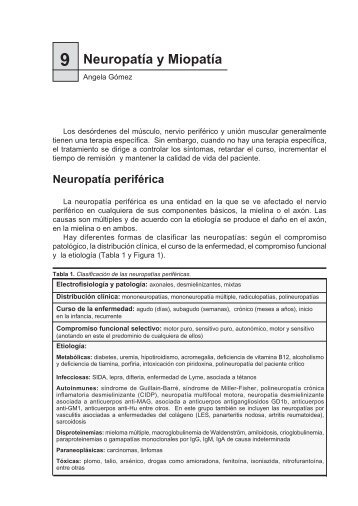 Neuropatía y Miopatía - Asociación Colombiana de Neurología