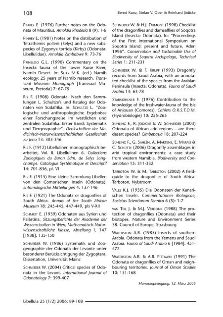 The distribution of Zygonyx torridus in the Palaearctic (Odonata ...