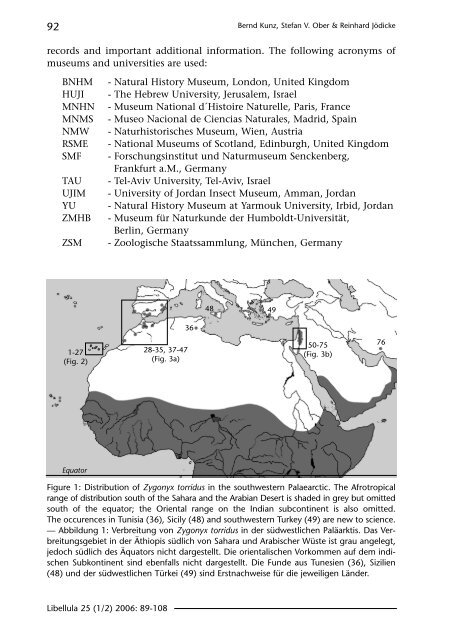 The distribution of Zygonyx torridus in the Palaearctic (Odonata ...