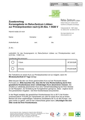 Download (PDF) - Reha-Zentrum Lübben