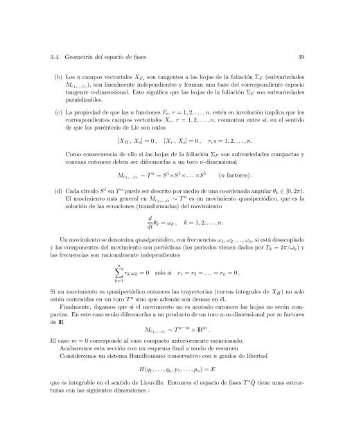 Diez lecciones sobre Sistemas Hamiltonianos, Integrabilidad y ...