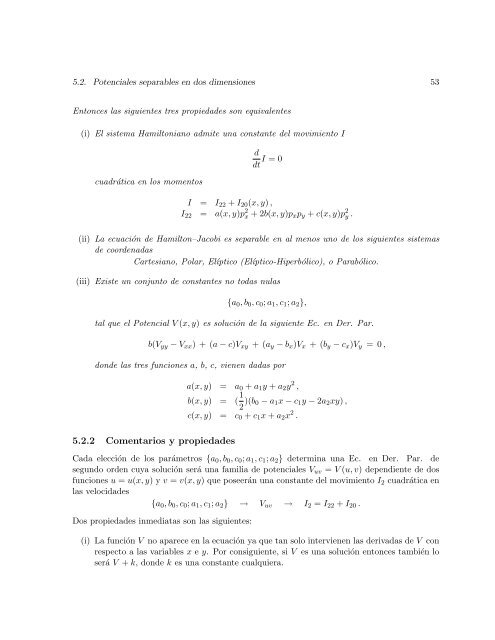 Diez lecciones sobre Sistemas Hamiltonianos, Integrabilidad y ...