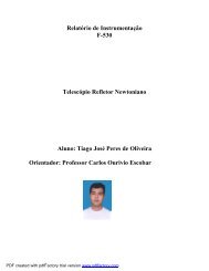 Construção de um telescópio Newtoniano