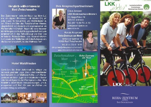 Flyer LKK-Aktiv-Kurse - Reha-Zentrum am Meer