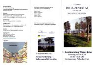 Verantwortlich: Dr. Timm Dauelsberg. - Reha-Zentrum am Meer