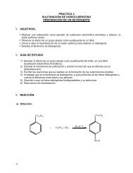 Sulfonacion de dodecilbenceno - quimica organica