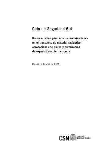 Solicitar autorizaciones en el transporte de material radiactivo