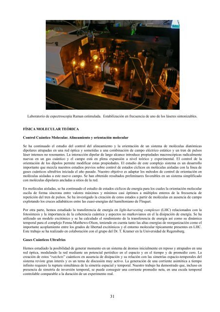 memoria de 2010 - Instituto de Estructura de la Materia - CSIC