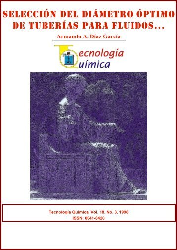 Selección del diámetro óptimo de tuberías para fluidos no ...