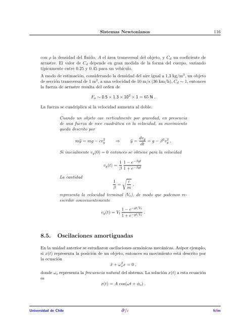 FIA2 - SISTEMAS NEWTONIANOS Semestre 2007-2 Profesores ...