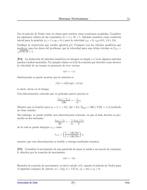 FIA2 - SISTEMAS NEWTONIANOS Semestre 2007-2 Profesores ...