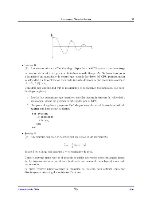 FIA2 - SISTEMAS NEWTONIANOS Semestre 2007-2 Profesores ...