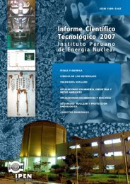 2007 - Instituto Peruano de Energía Nuclear