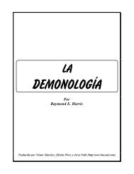 La Demonología - Bible Study Guides